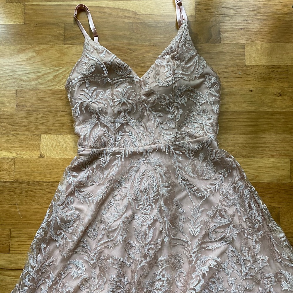 Nordstrom’s pink lace dress